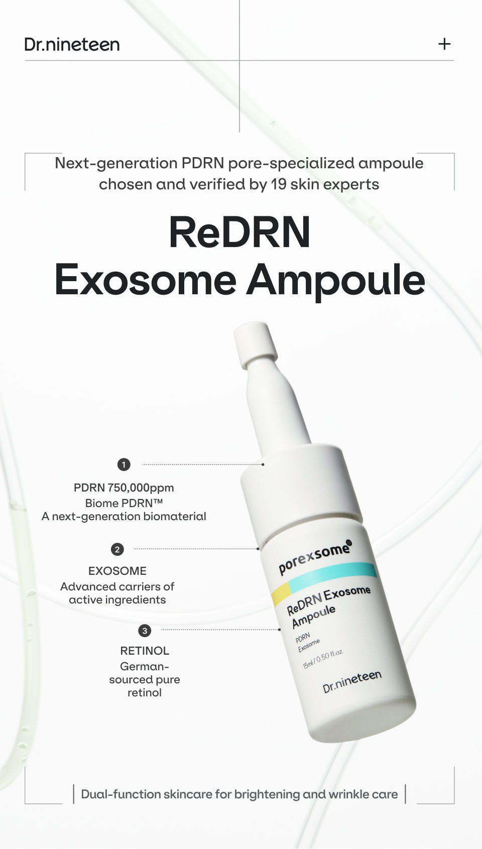 PoreXsome ReDRN Exosome Ampoule 15ml X 2EA