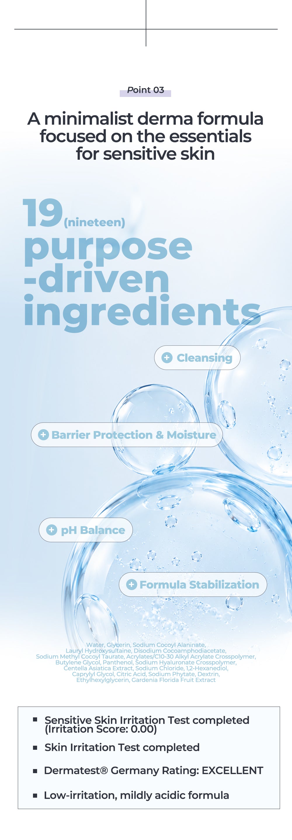 Dr.nineteen Sensinical Skin Balance Gel to Foam Cleanser 150ml